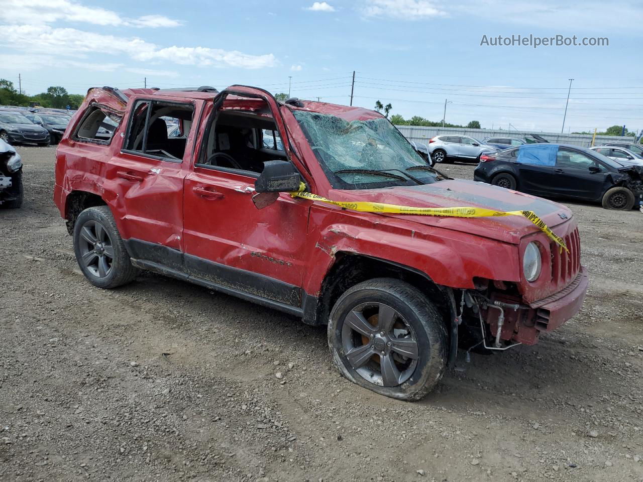 2016 Jeep Patriot Sport Red vin: 1C4NJPBA5GD803830