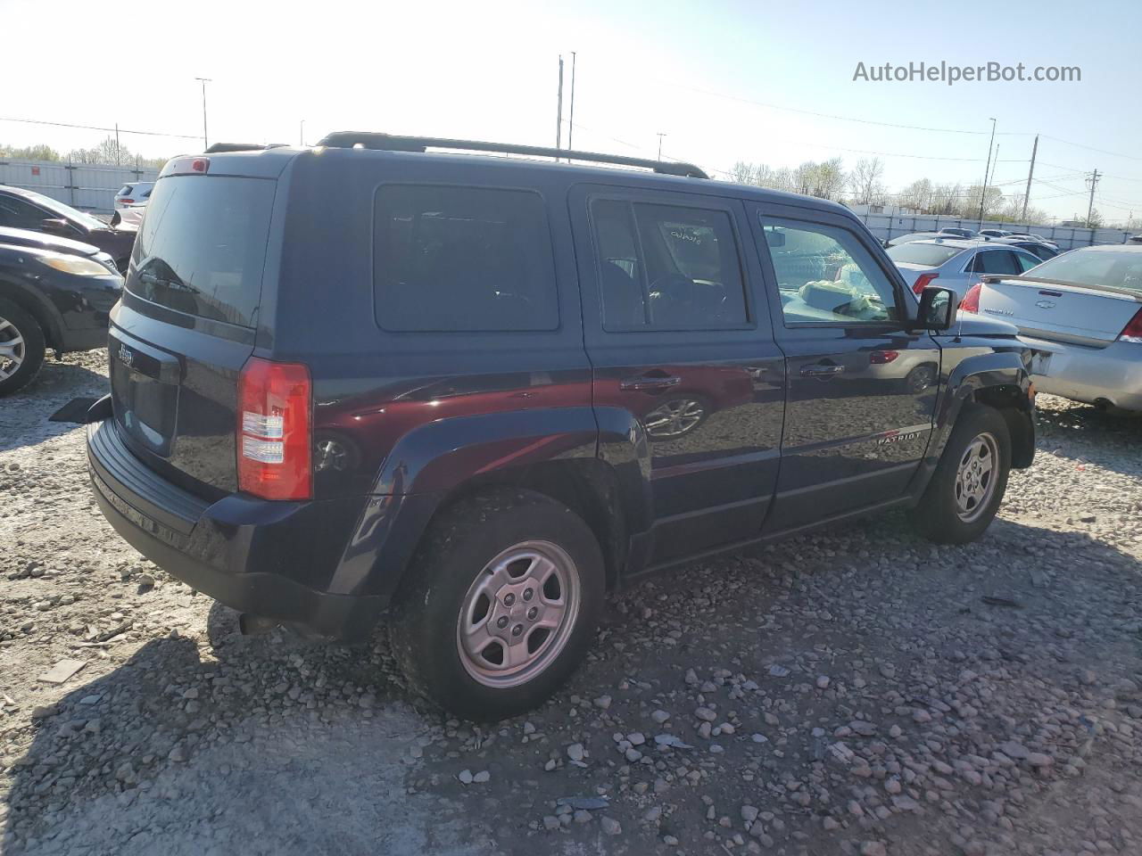 2016 Jeep Patriot Sport Синий vin: 1C4NJPBA5GD810860