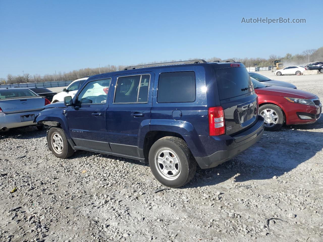 2016 Jeep Patriot Sport Синий vin: 1C4NJPBA5GD810860