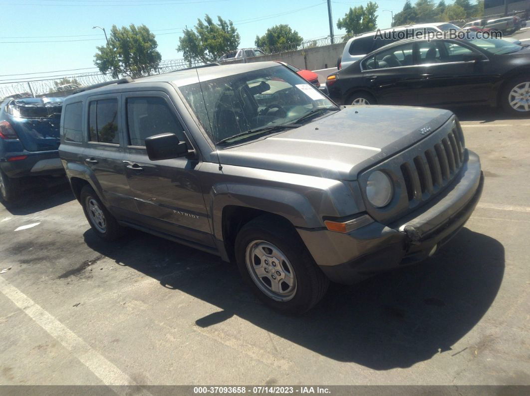 2012 Jeep Patriot Sport Gray vin: 1C4NJPBA6CD631799