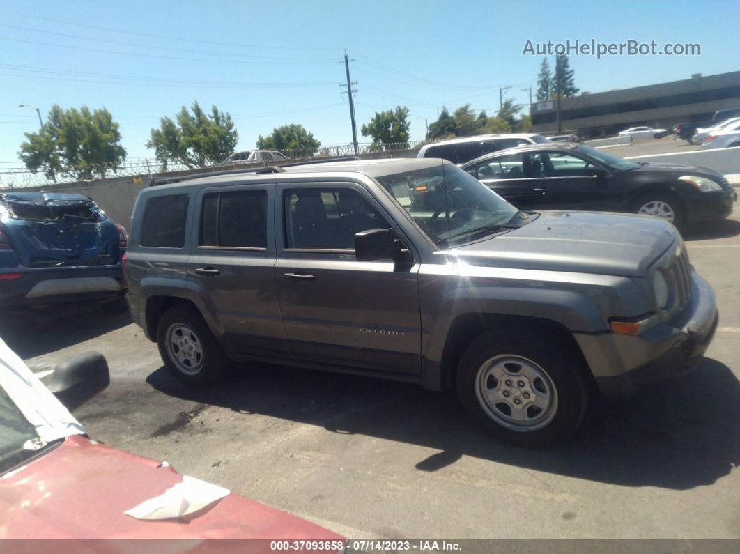 2012 Jeep Patriot Sport Gray vin: 1C4NJPBA6CD631799