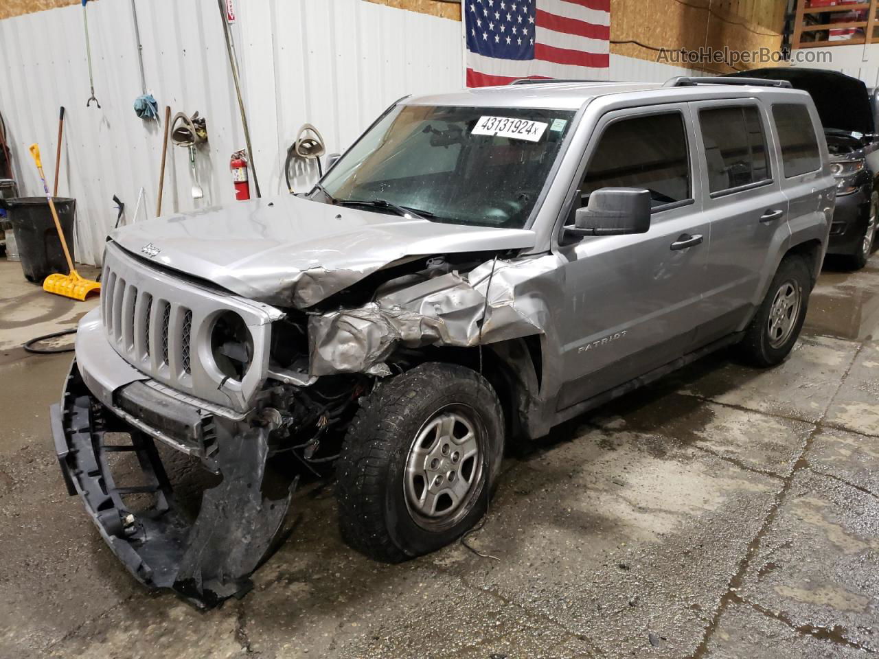 2014 Jeep Patriot Sport Серый vin: 1C4NJPBA6ED888433