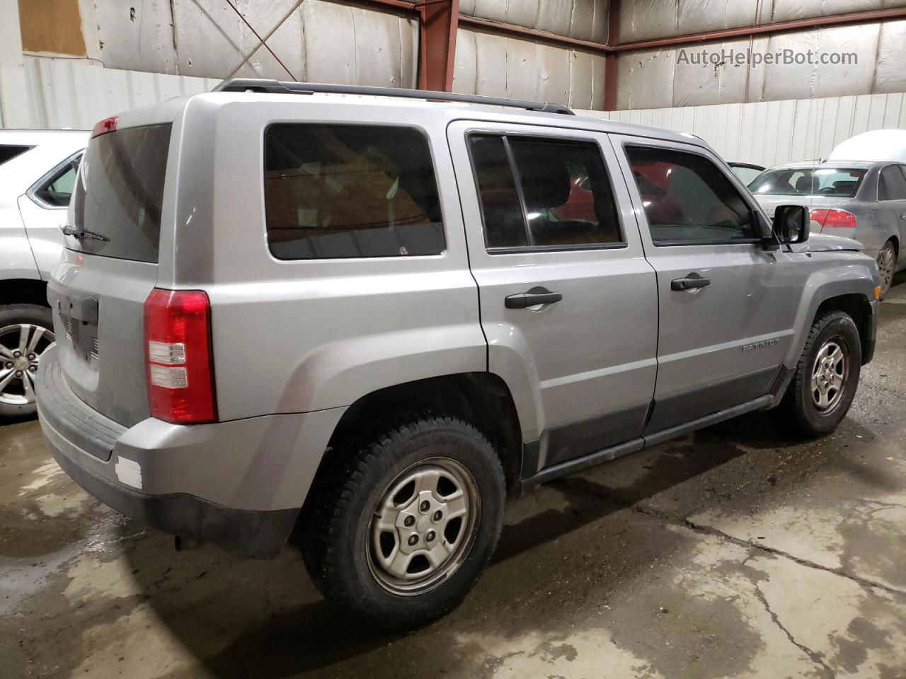 2014 Jeep Patriot Sport Gray vin: 1C4NJPBA6ED888433