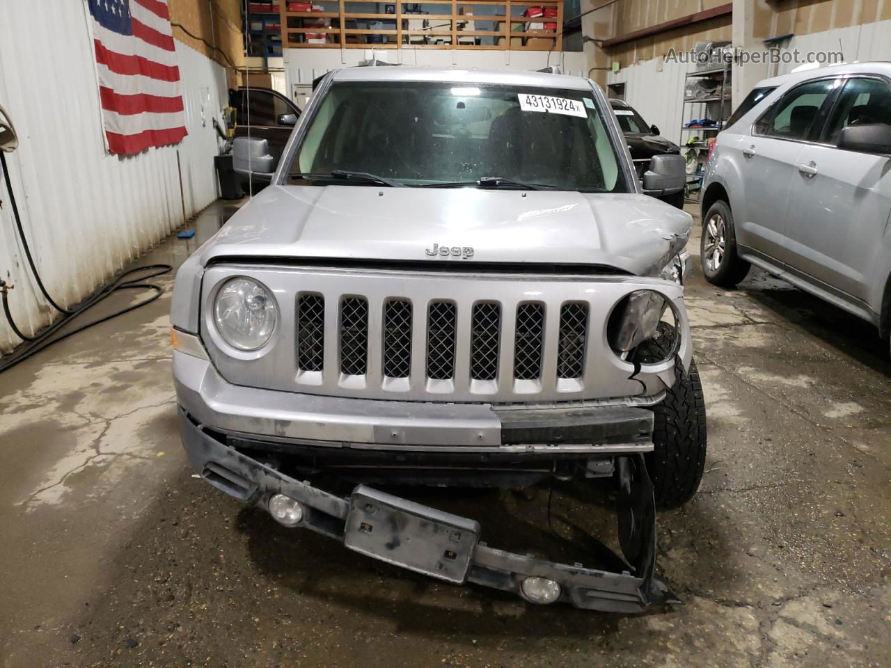 2014 Jeep Patriot Sport Серый vin: 1C4NJPBA6ED888433