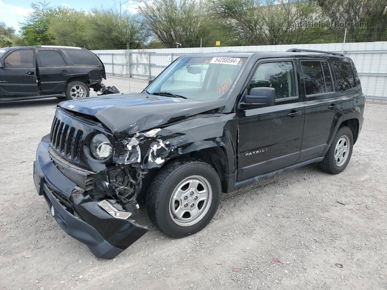 2016 Jeep Patriot Sport Black vin: 1C4NJPBA6GD513595