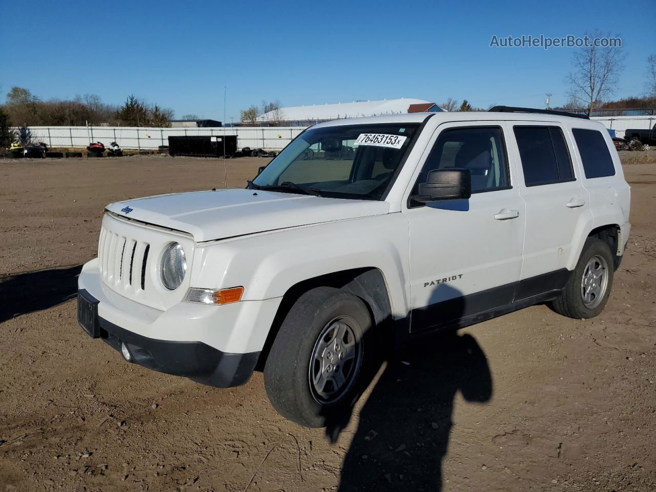 2016 Jeep Patriot Sport Белый vin: 1C4NJPBA6GD669328