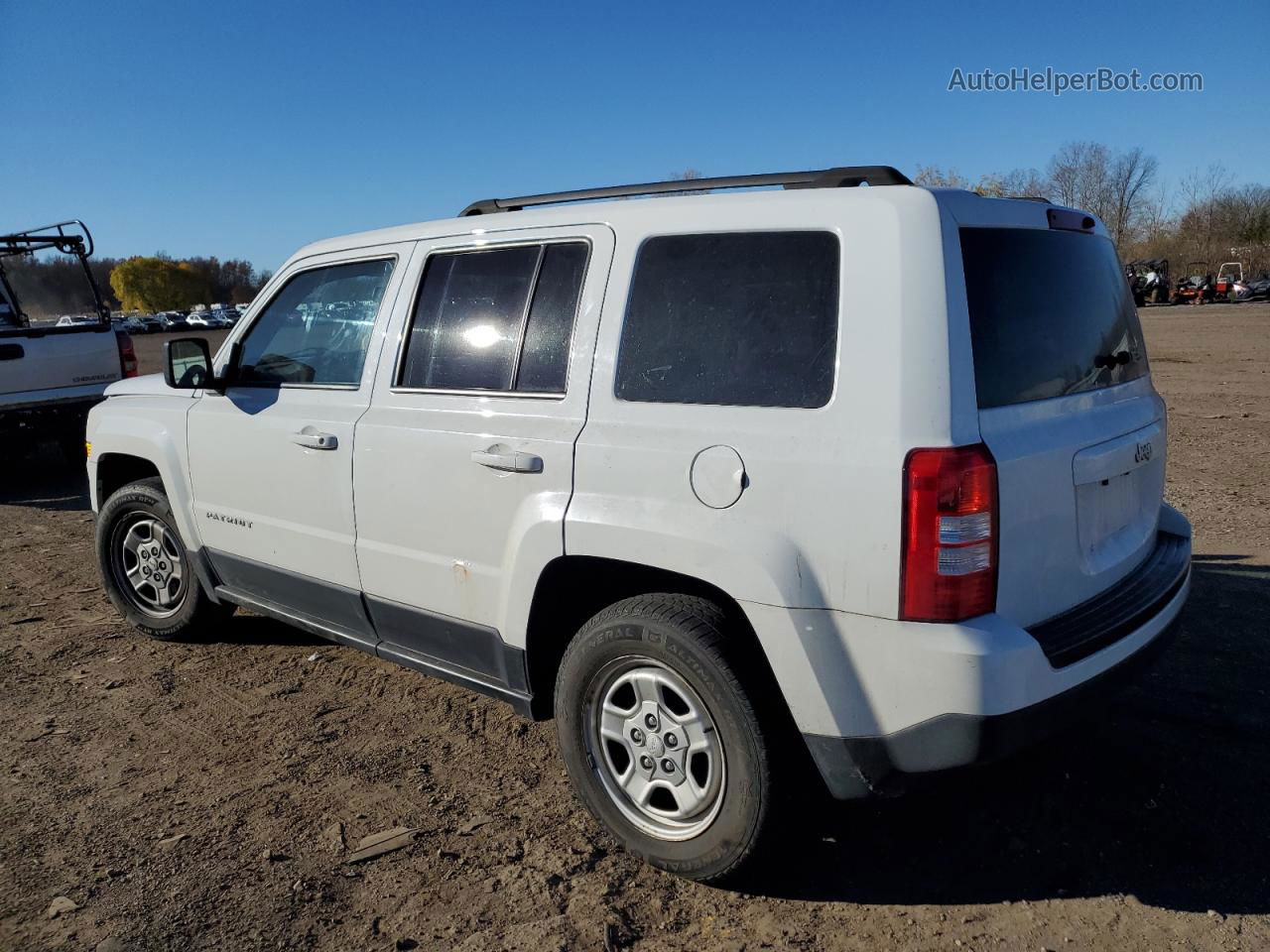 2016 Jeep Patriot Sport White vin: 1C4NJPBA6GD669328