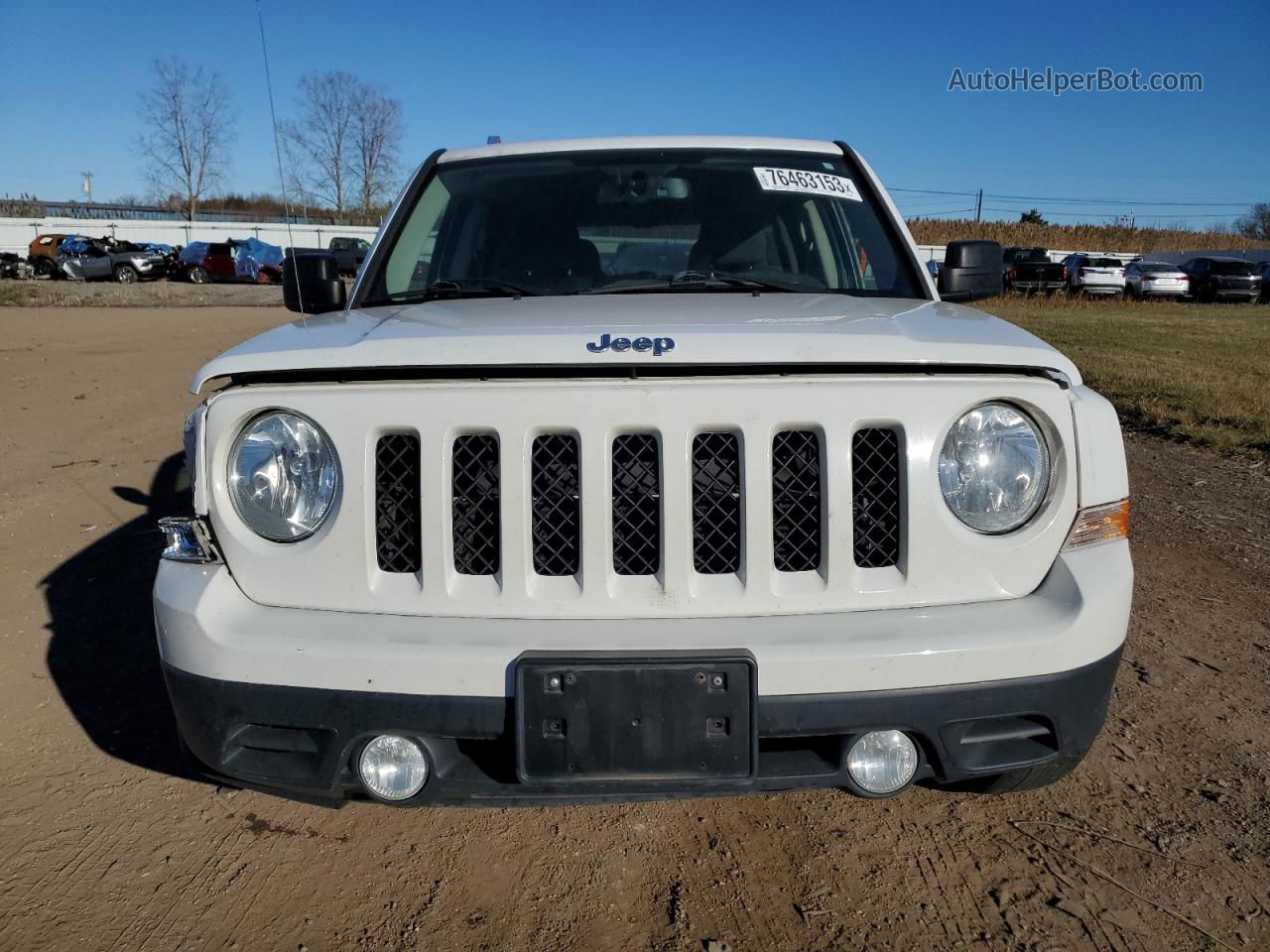 2016 Jeep Patriot Sport White vin: 1C4NJPBA6GD669328