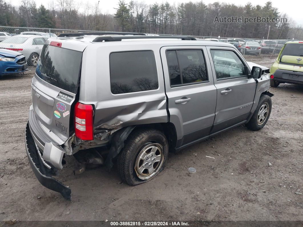 2016 Jeep Patriot Sport Gray vin: 1C4NJPBA6GD690728