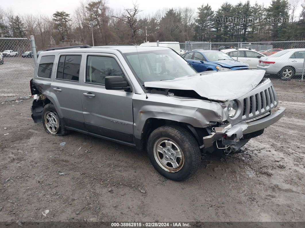 2016 Jeep Patriot Sport Gray vin: 1C4NJPBA6GD690728