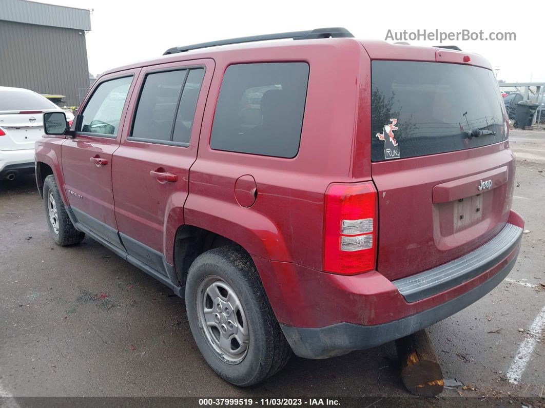 2016 Jeep Patriot Sport Red vin: 1C4NJPBA6GD744061