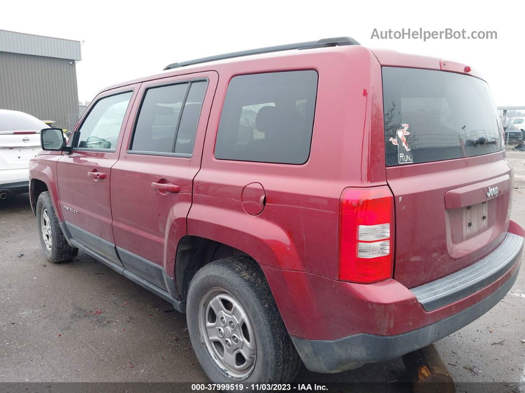 2016 Jeep Patriot Sport Red vin: 1C4NJPBA6GD744061