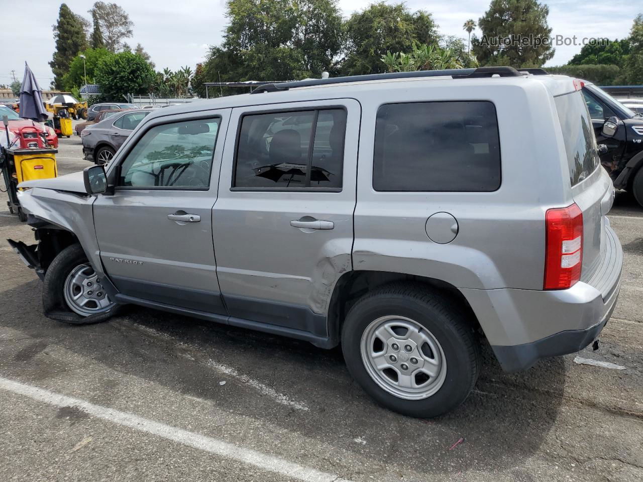 2016 Jeep Patriot Sport Silver vin: 1C4NJPBA6GD747364