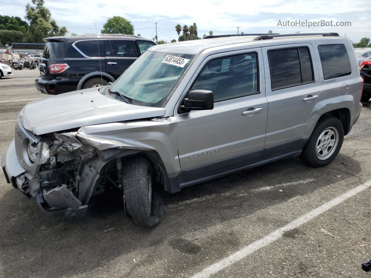 2016 Jeep Patriot Sport Silver vin: 1C4NJPBA6GD747364