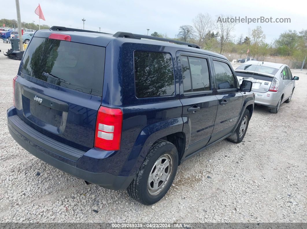 2012 Jeep Patriot Sport Синий vin: 1C4NJPBA7CD612095