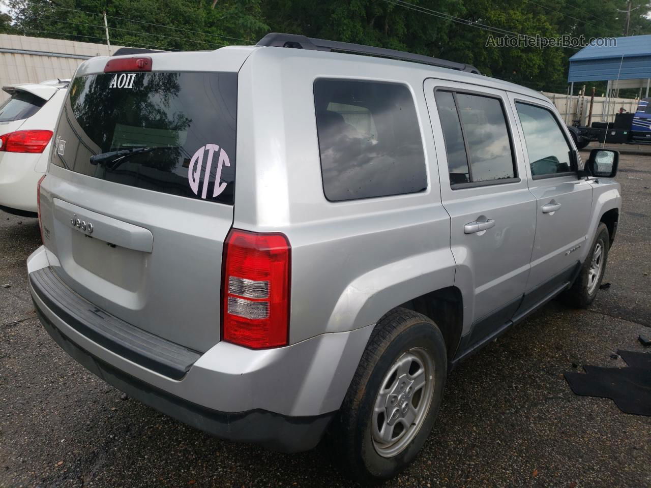 2012 Jeep Patriot Sport Silver vin: 1C4NJPBA7CD617331