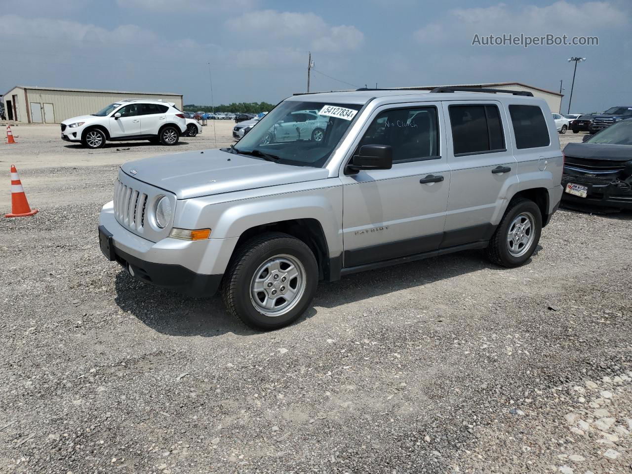 2012 Jeep Patriot Sport Серебряный vin: 1C4NJPBA7CD660860