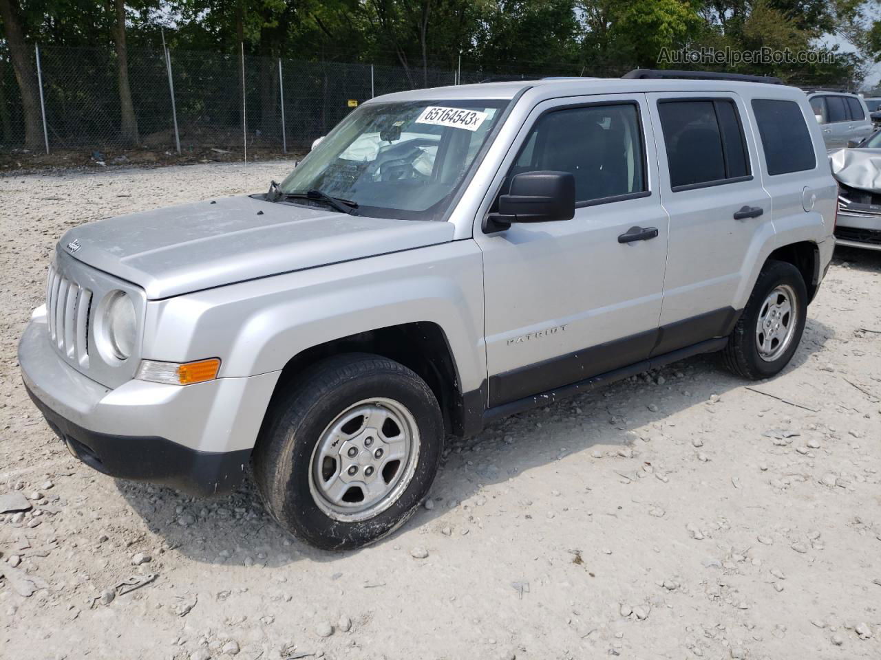 2012 Jeep Patriot Sport Silver vin: 1C4NJPBA7CD678548