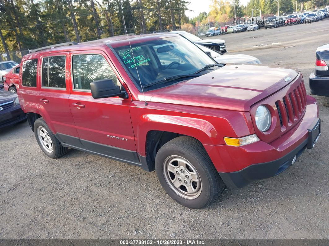 2014 Jeep Patriot Sport Темно-бордовый vin: 1C4NJPBA7ED511433