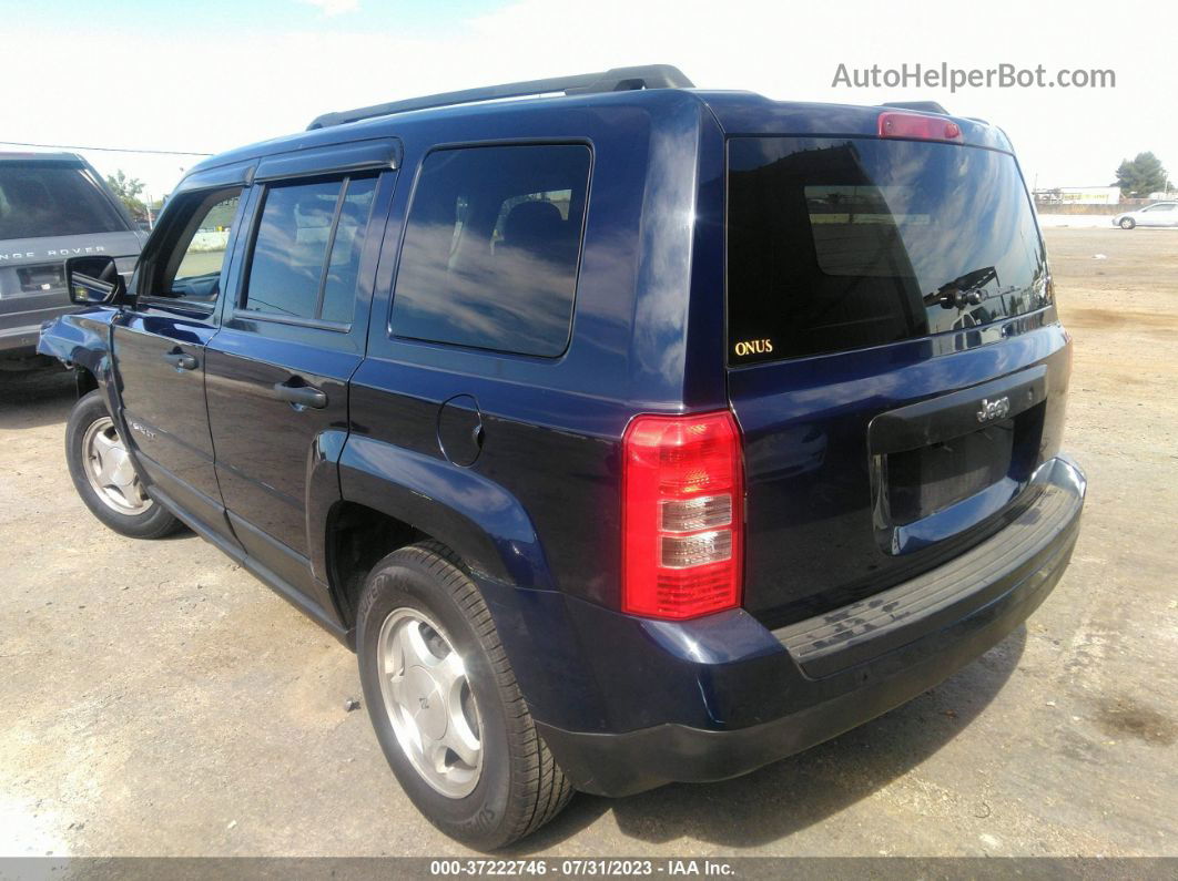 2014 Jeep Patriot Sport Blue vin: 1C4NJPBA7ED651661