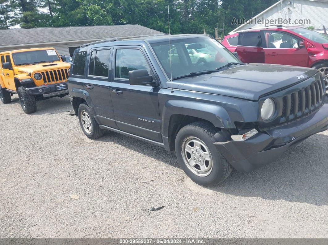 2014 Jeep Patriot Sport Серый vin: 1C4NJPBA7ED695143