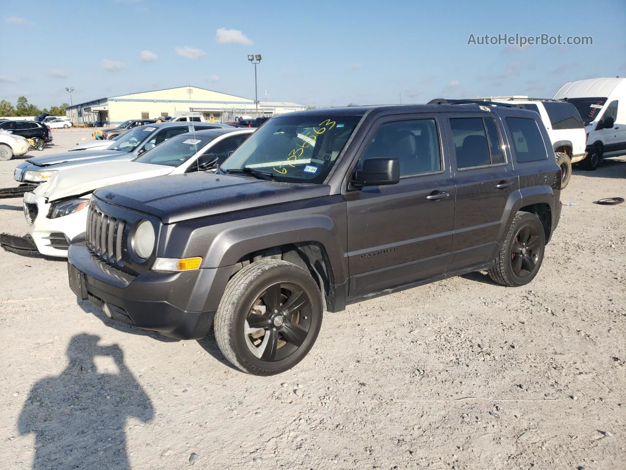 2014 Jeep Patriot Sport Gray vin: 1C4NJPBA7ED743305