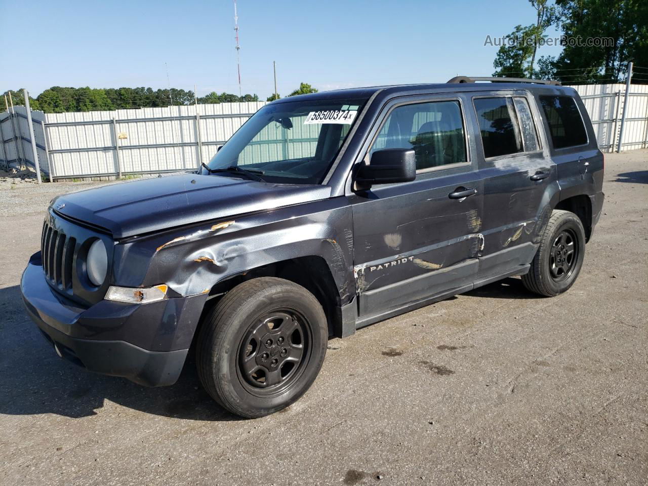 2014 Jeep Patriot Sport Charcoal vin: 1C4NJPBA7ED812395