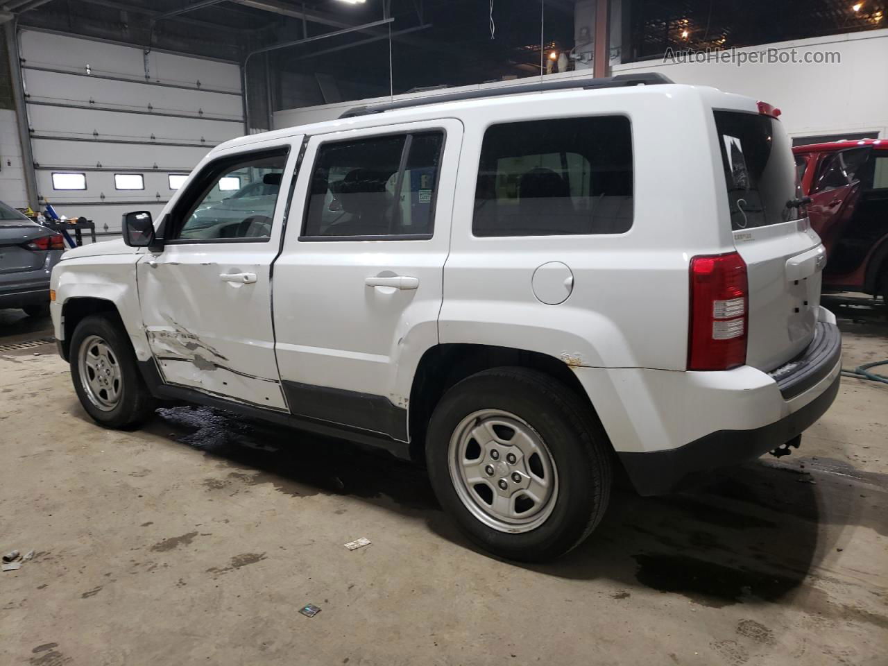 2014 Jeep Patriot Sport White vin: 1C4NJPBA7ED817841