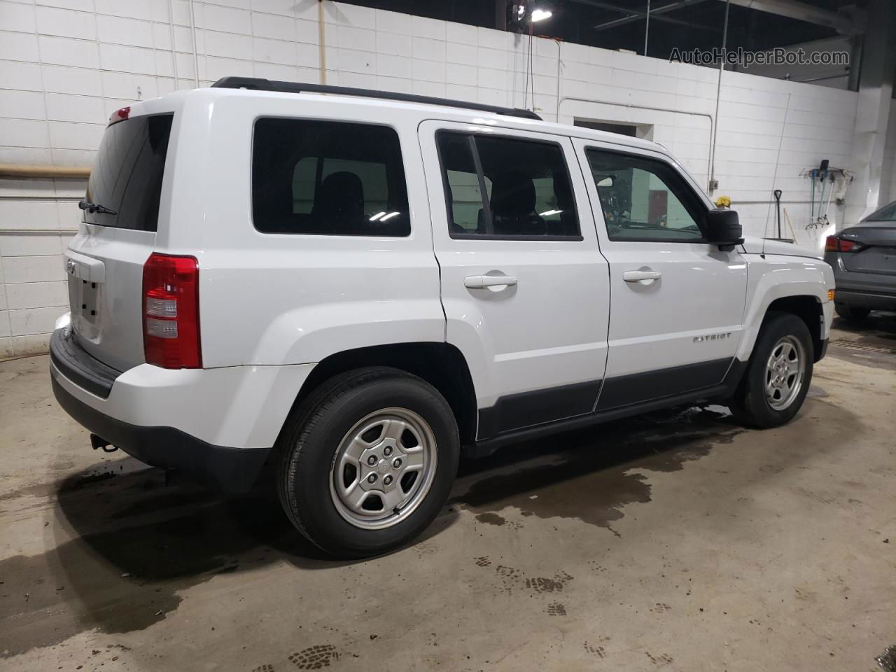 2014 Jeep Patriot Sport White vin: 1C4NJPBA7ED817841