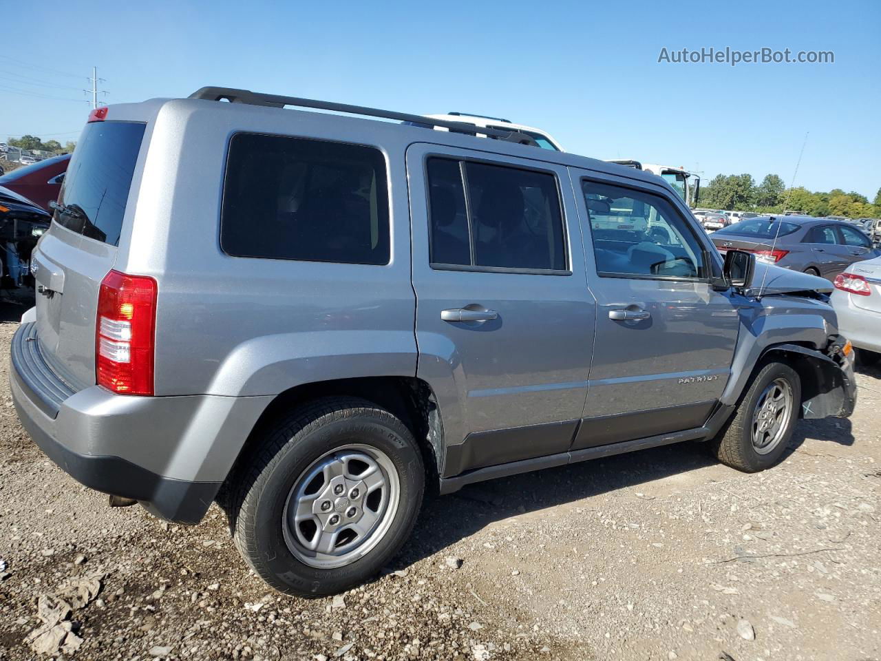 2014 Jeep Patriot Sport Silver vin: 1C4NJPBA7ED817855