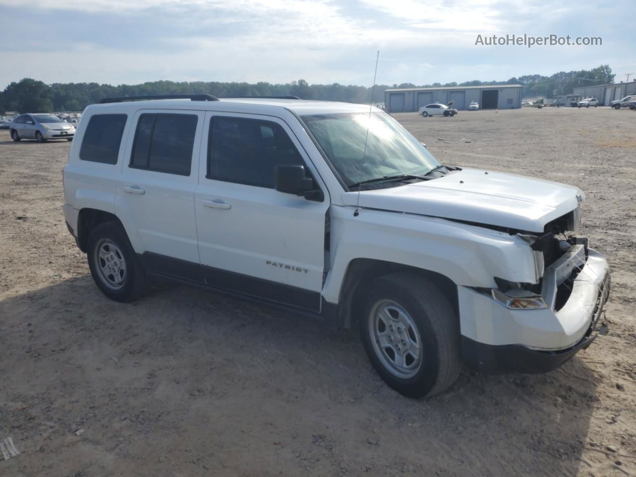 2014 Jeep Patriot Sport White vin: 1C4NJPBA7ED881216