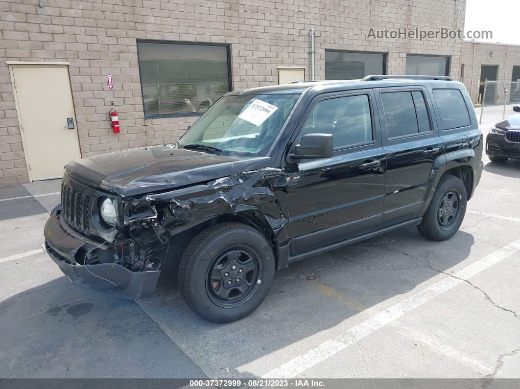 2016 Jeep Patriot Sport Черный vin: 1C4NJPBA7GD554141