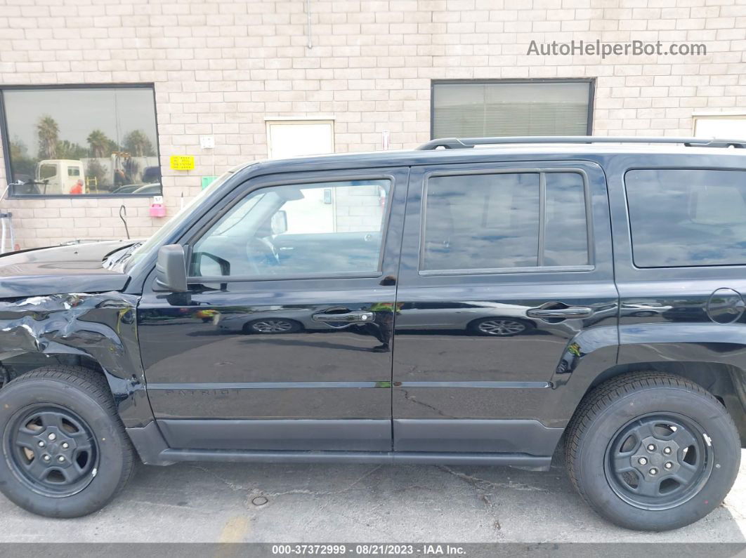 2016 Jeep Patriot Sport Black vin: 1C4NJPBA7GD554141