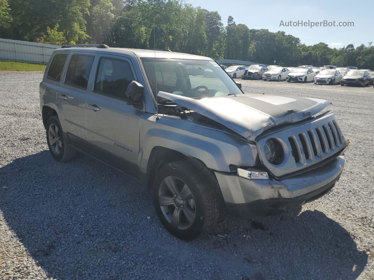 2016 Jeep Patriot Sport Серебряный vin: 1C4NJPBA7GD602611