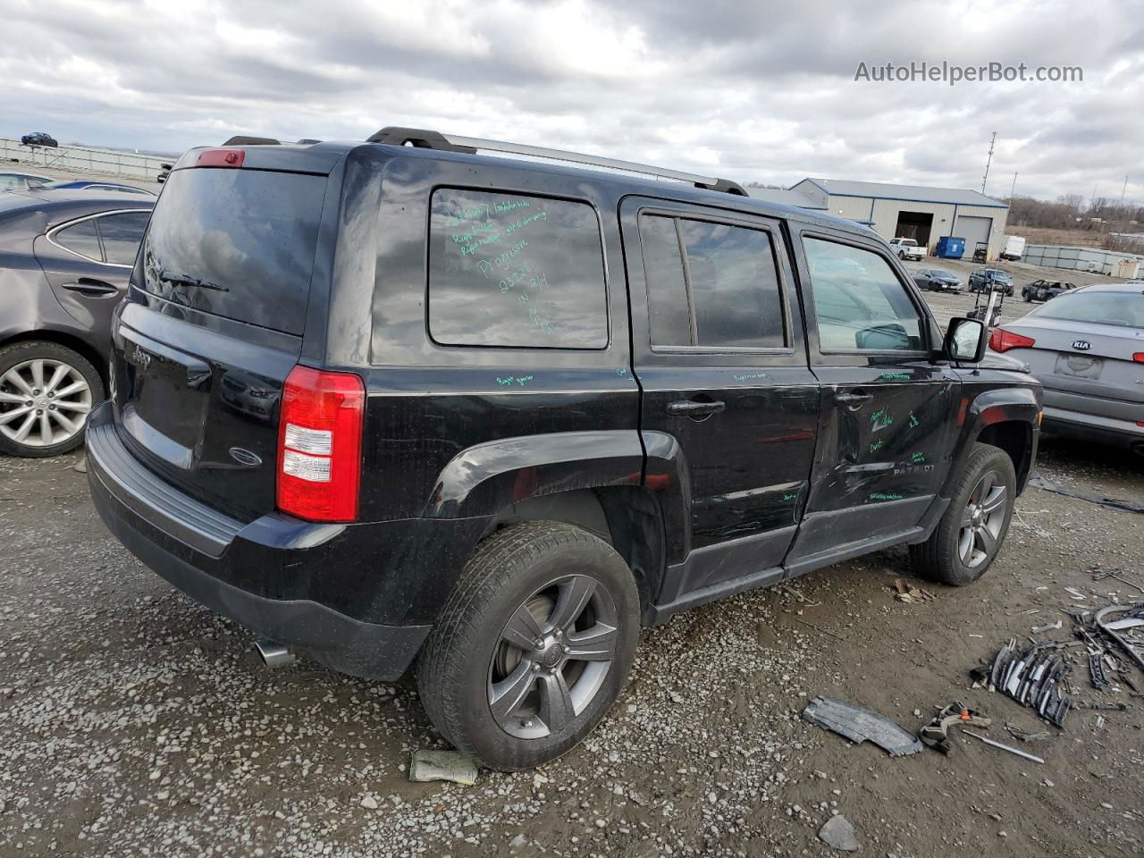 2016 Jeep Patriot Sport Black vin: 1C4NJPBA7GD603841