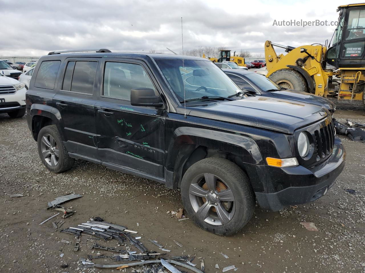 2016 Jeep Patriot Sport Черный vin: 1C4NJPBA7GD603841