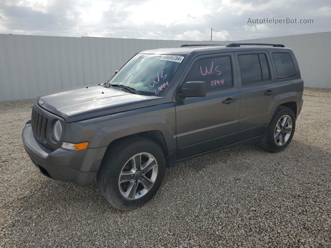 2016 Jeep Patriot Sport Серый vin: 1C4NJPBA7GD642994