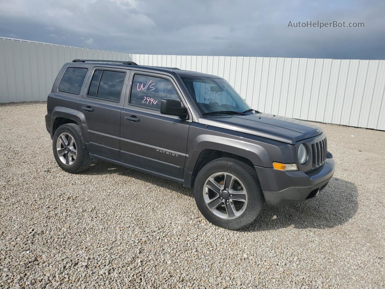 2016 Jeep Patriot Sport Серый vin: 1C4NJPBA7GD642994