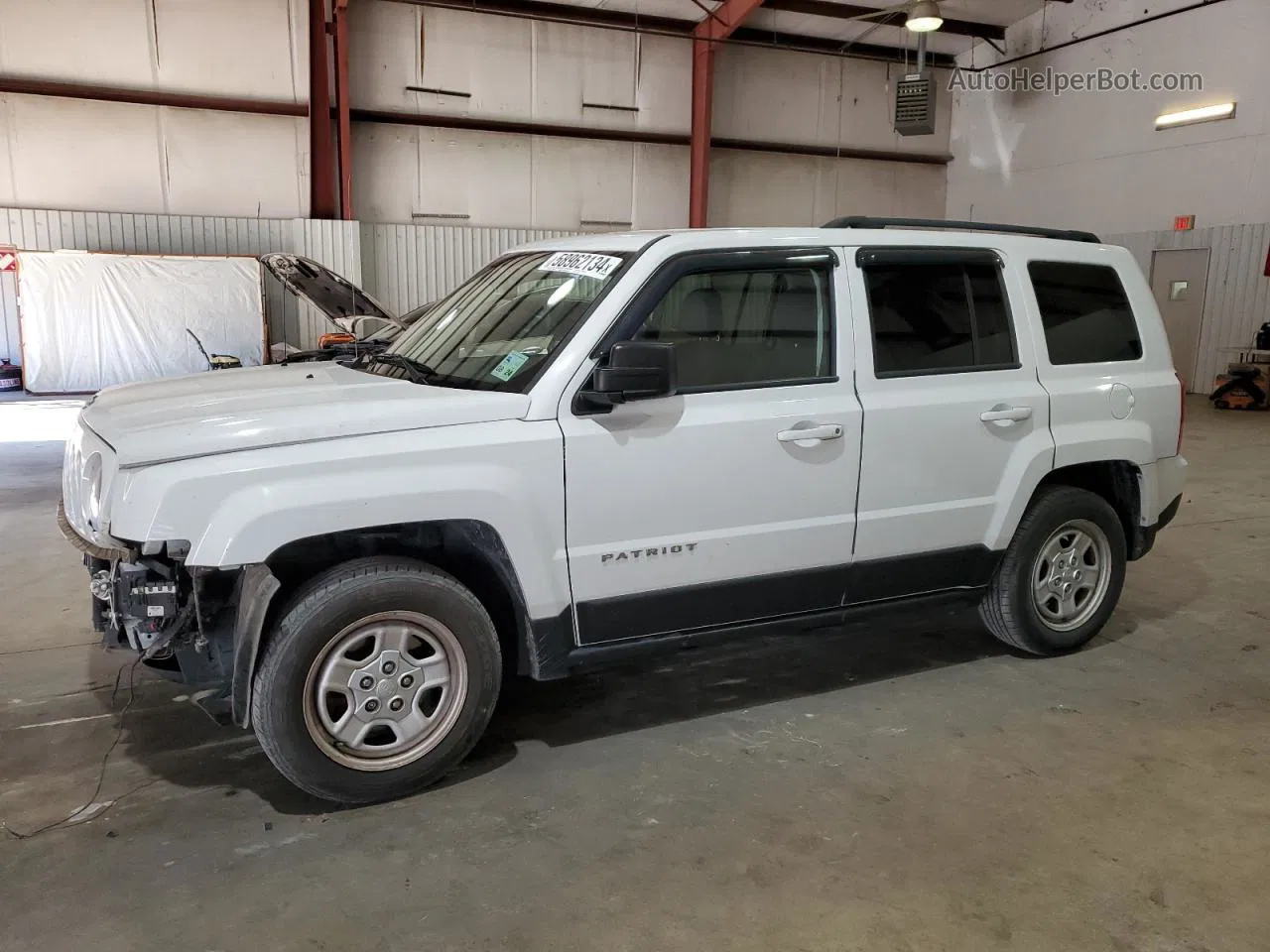 2016 Jeep Patriot Sport White vin: 1C4NJPBA7GD669726