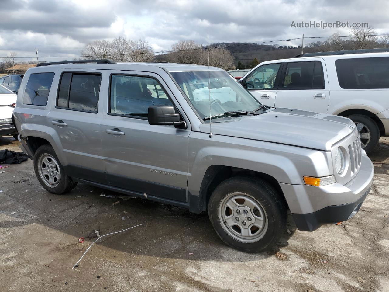 2016 Jeep Patriot Sport Серебряный vin: 1C4NJPBA7GD743940