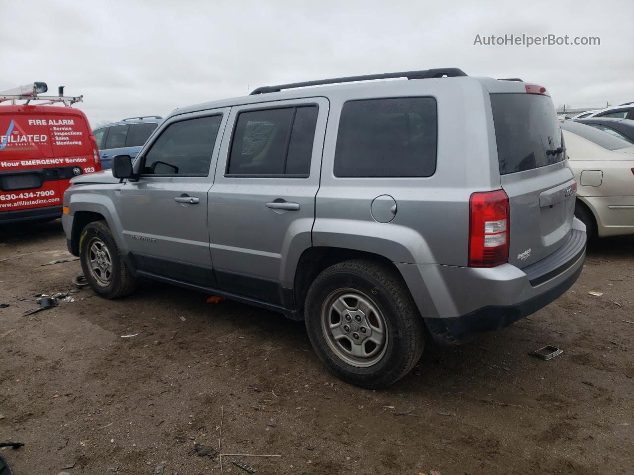 2016 Jeep Patriot Sport Silver vin: 1C4NJPBA7GD747437