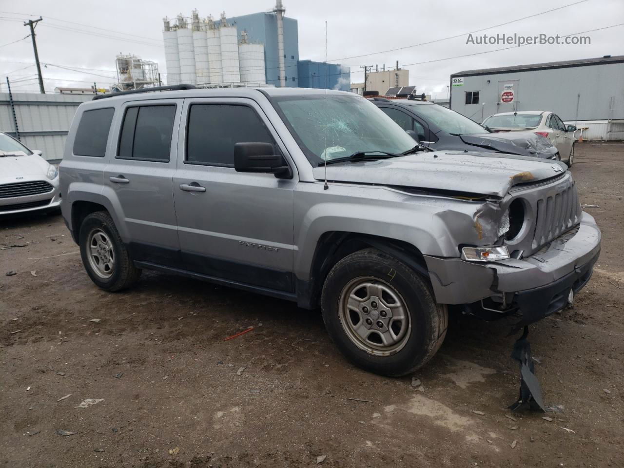 2016 Jeep Patriot Sport Silver vin: 1C4NJPBA7GD747437