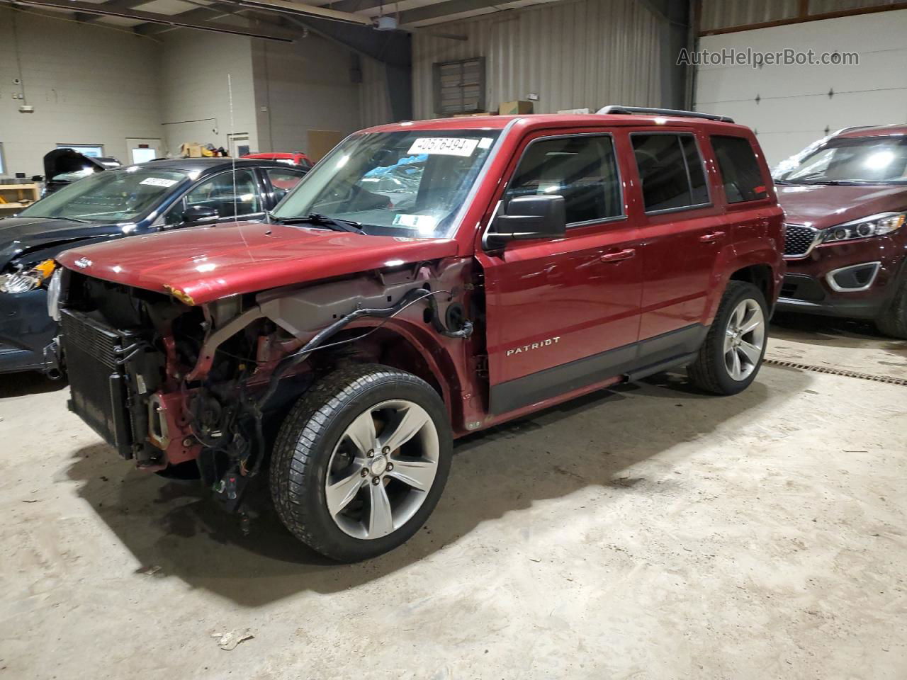 2016 Jeep Patriot Sport Red vin: 1C4NJPBA7GD774251