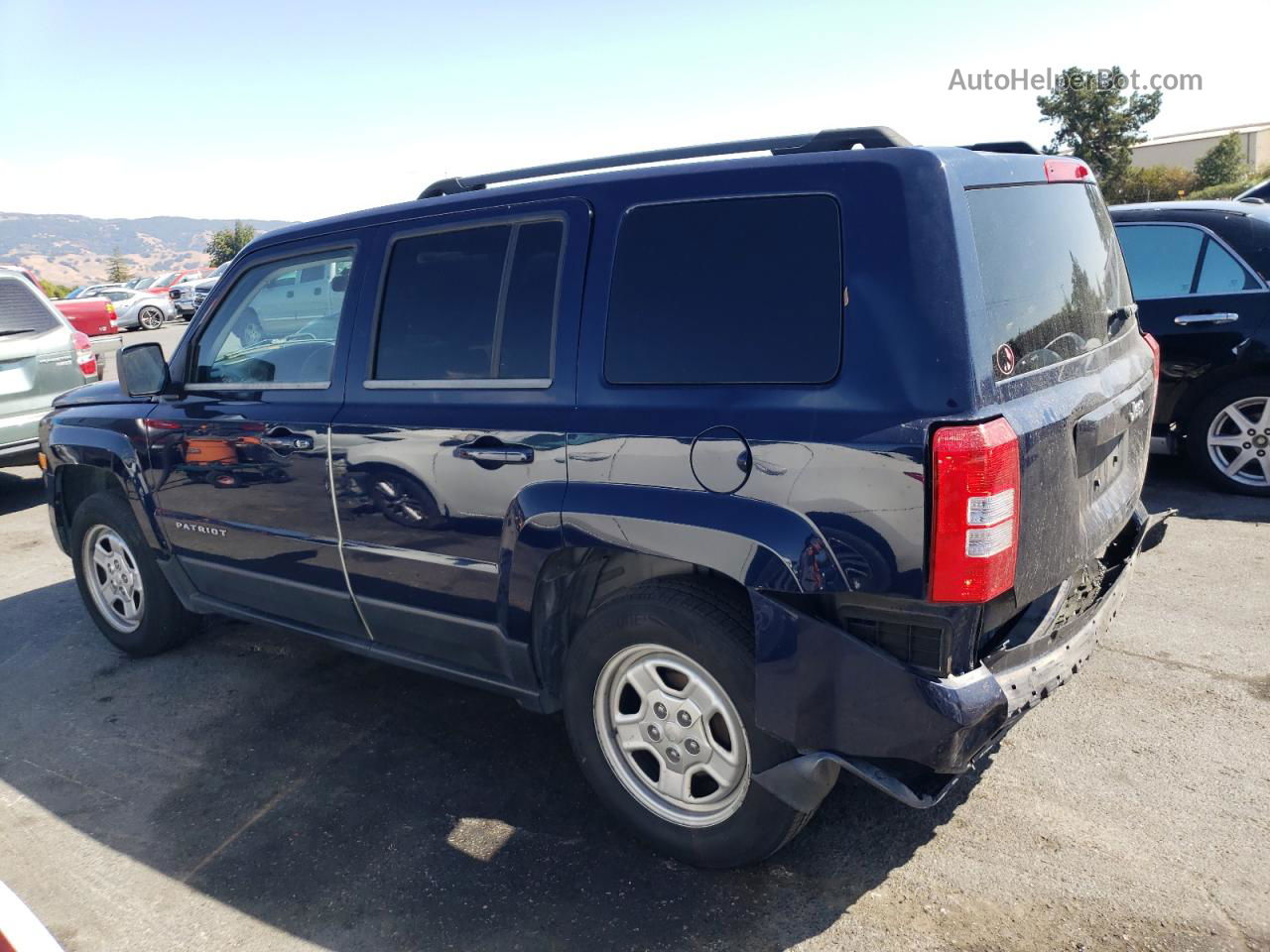 2014 Jeep Patriot Sport Синий vin: 1C4NJPBA8ED547115