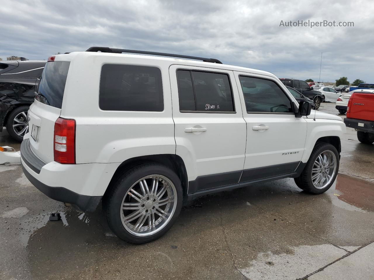 2014 Jeep Patriot Sport White vin: 1C4NJPBA8ED561094