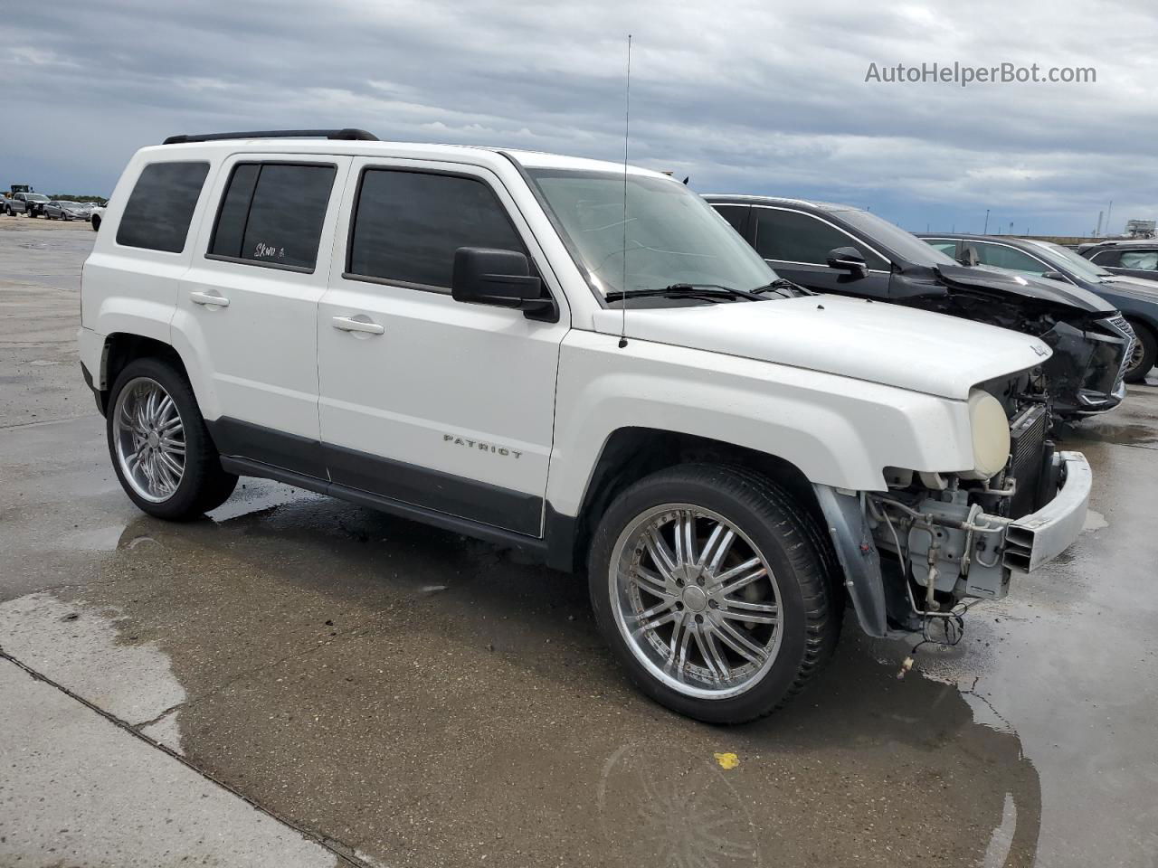 2014 Jeep Patriot Sport White vin: 1C4NJPBA8ED561094