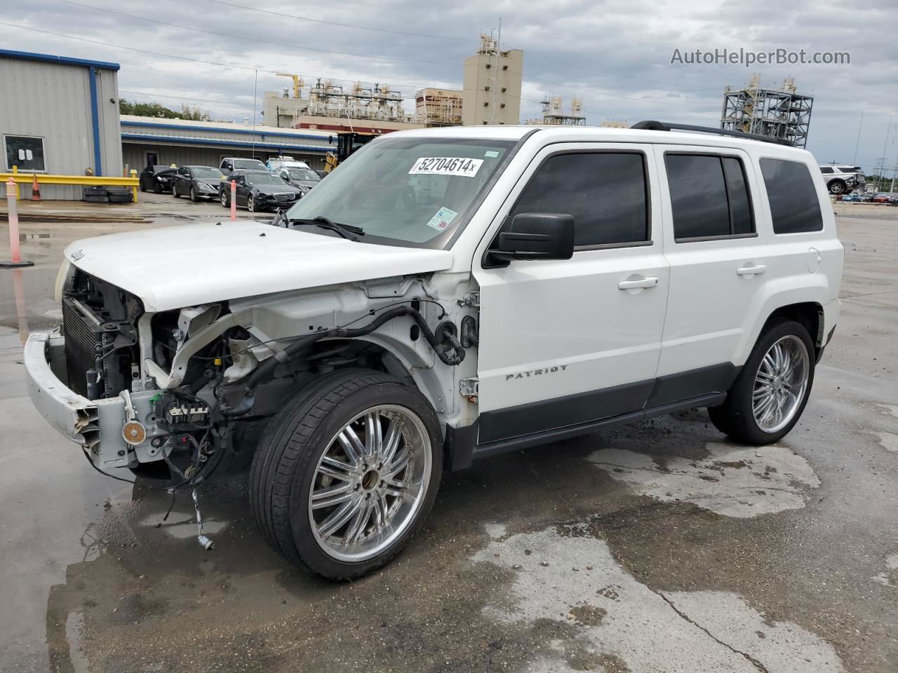 2014 Jeep Patriot Sport White vin: 1C4NJPBA8ED561094