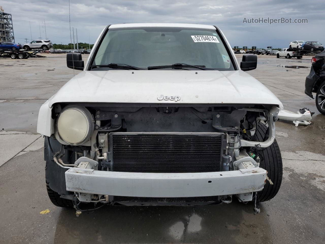 2014 Jeep Patriot Sport White vin: 1C4NJPBA8ED561094