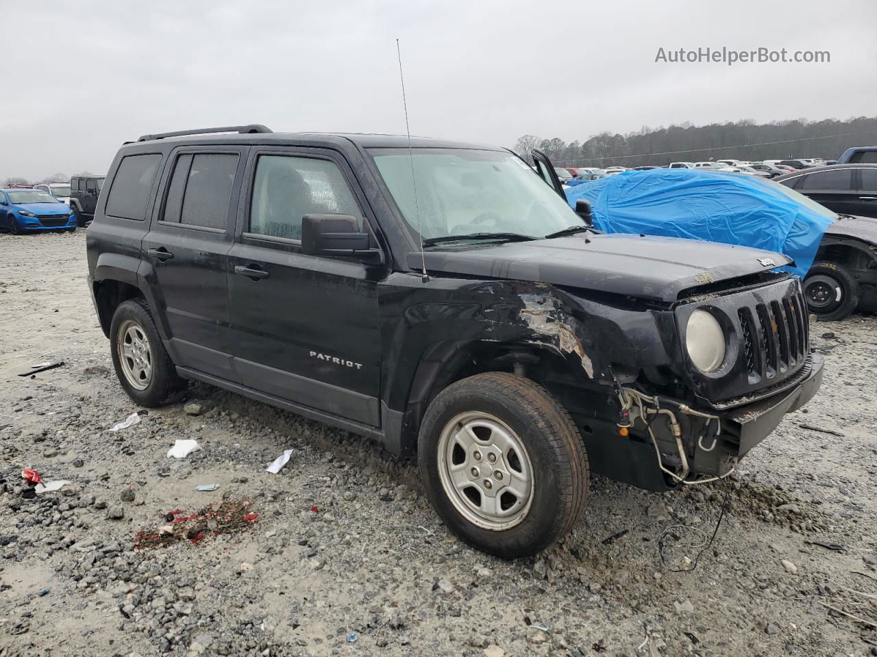 2014 Jeep Patriot Sport Black vin: 1C4NJPBA8ED575268