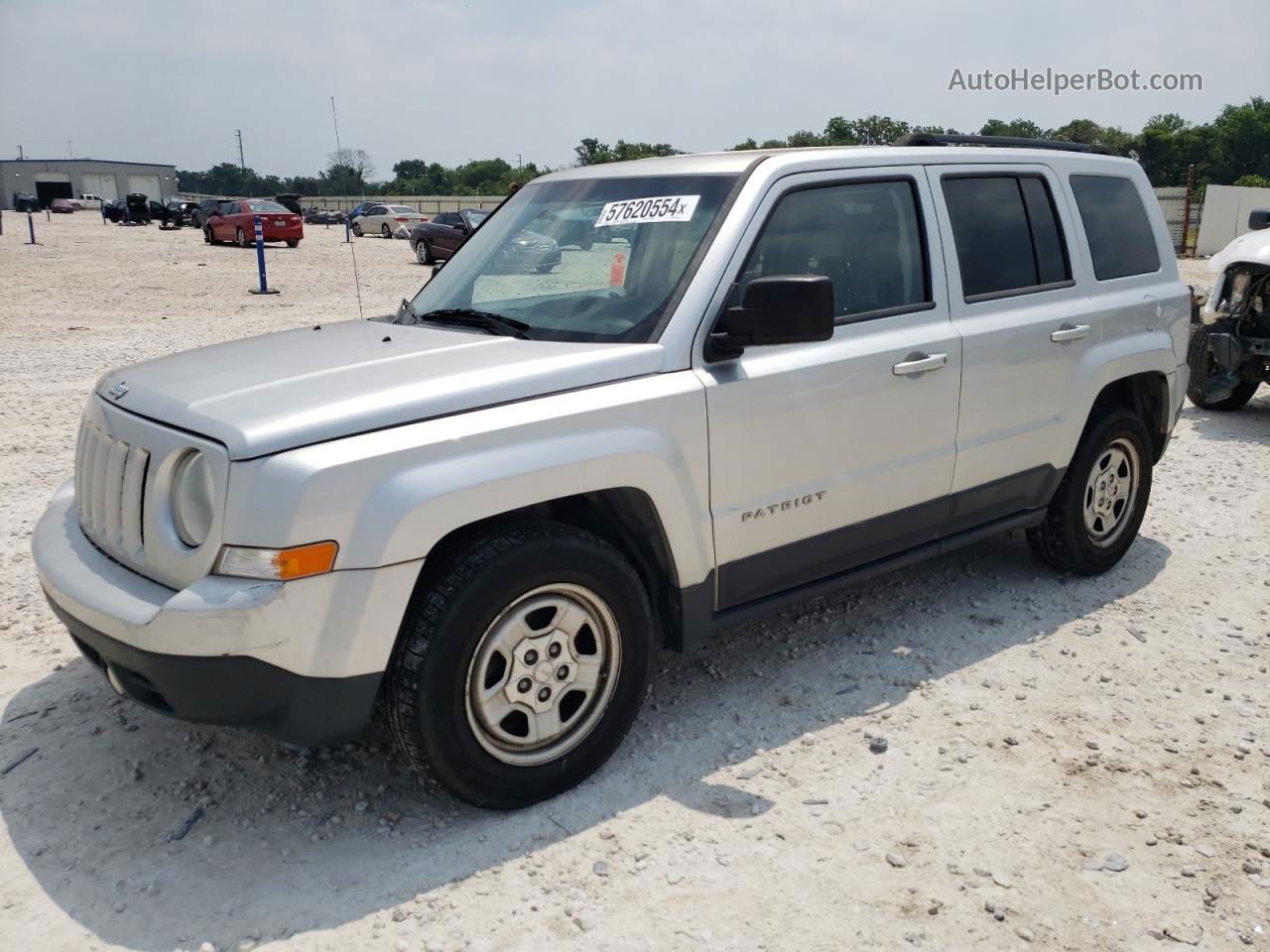 2014 Jeep Patriot Sport Silver vin: 1C4NJPBA8ED619625